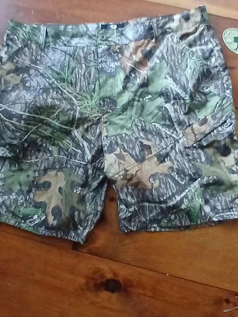 Mossy Oak Obsession Camo Hunting Outdoor Cargo Shorts Size XL.